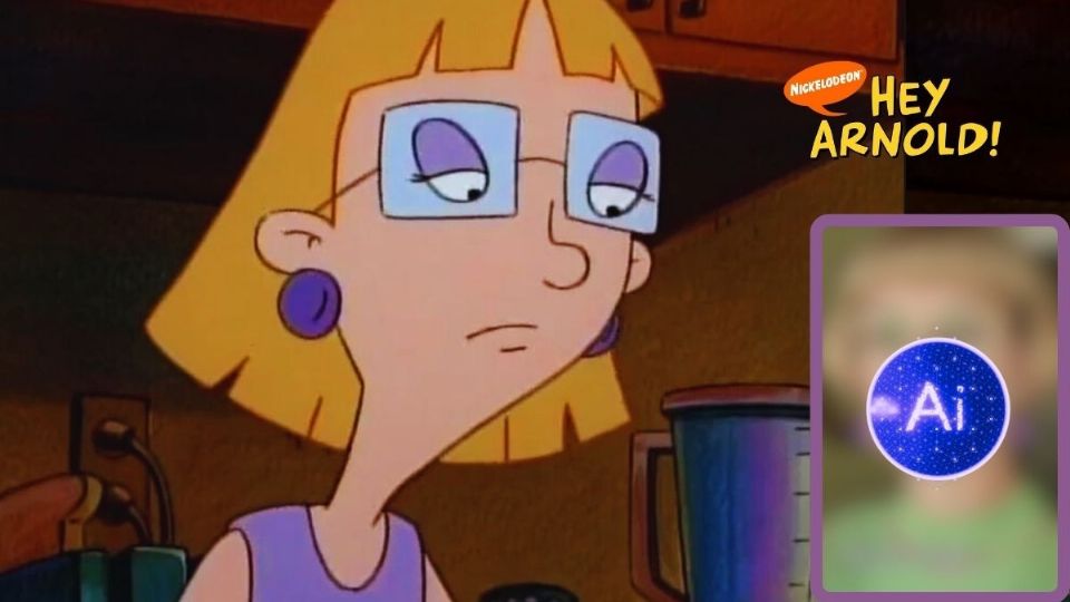 Así se vería Miriam Pataki de 'Hey Arnold' en la vida real, según la IA