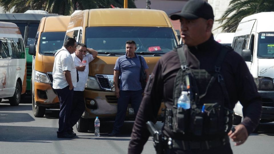 Los transportistas se manifiestan este 17 de febrero.