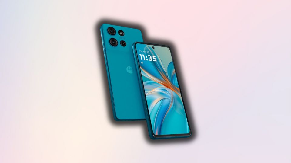 El Moto G75 tiene un diseño moderno y una pantalla fluida que lo hacen ideal para el uso diario.