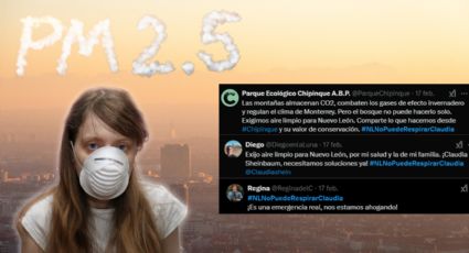 #NLNoPuedeRespirarClaudia: El hashtag que expone la contaminación del aire en Nuevo León