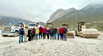 Santa Catarina repara accesos en La Huasteca dañados por la Tormenta Alberto