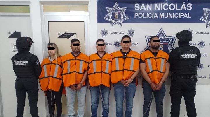 Detienen a 5 con armas y 3 mdp en San Nicolás