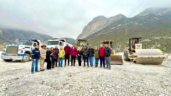 Santa Catarina repara accesos en La Huasteca dañados por la Tormenta Alberto