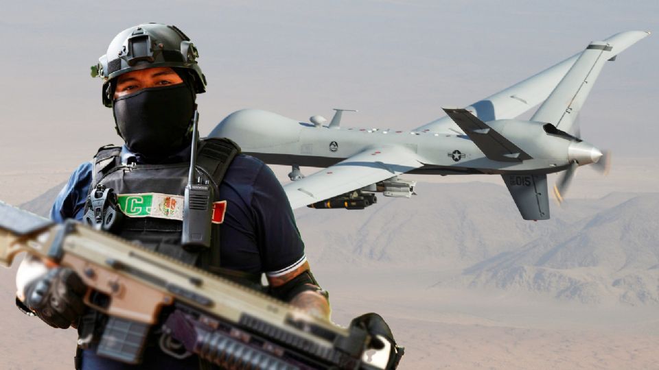 Los drones MQ-9 Reaper son usados para espiar a los cárteles.