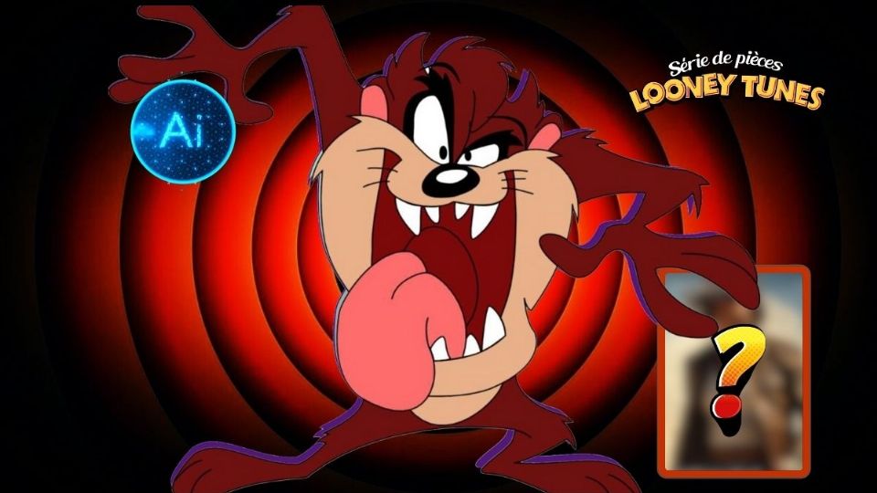 La IA revela cómo se vería Taz de Looney Tunes si fuera humano