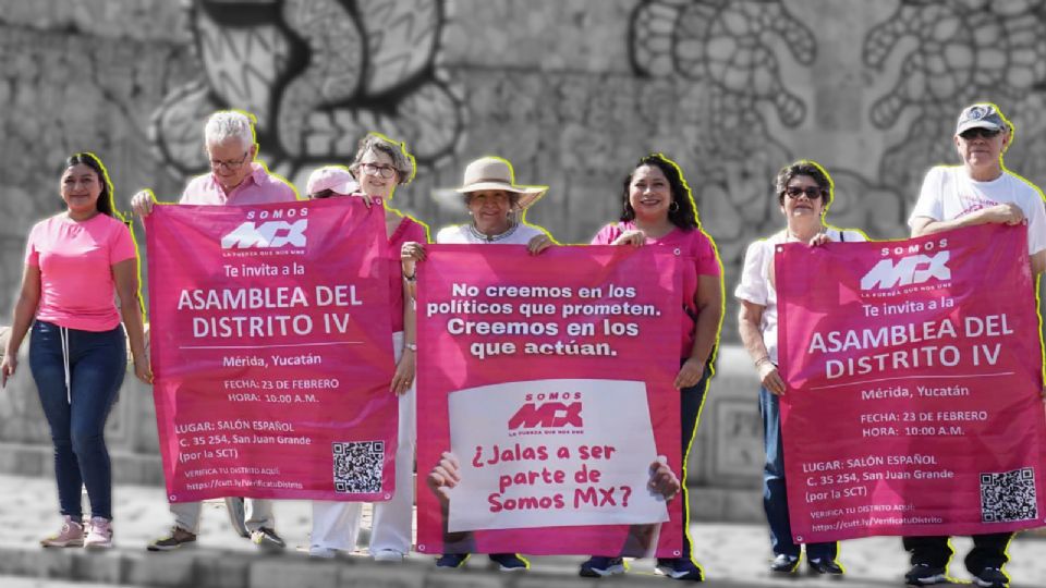 Somos México arranca su camino para ser partido político con 39 asambleas distritales.