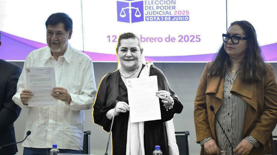 La Consejera Dania Ravel confirma que el INE ha iniciado la impresión de boletas para la elección judicial del 1 de junio.