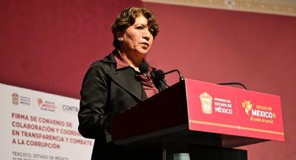 Delfina Gómez firma convenio de anticorrupción en los 125 municipios del Edomex