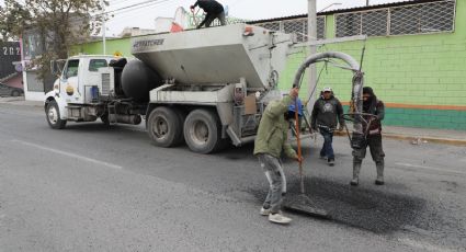 Escobedo refuerza mantenimiento de calles para mejorar la movilidad