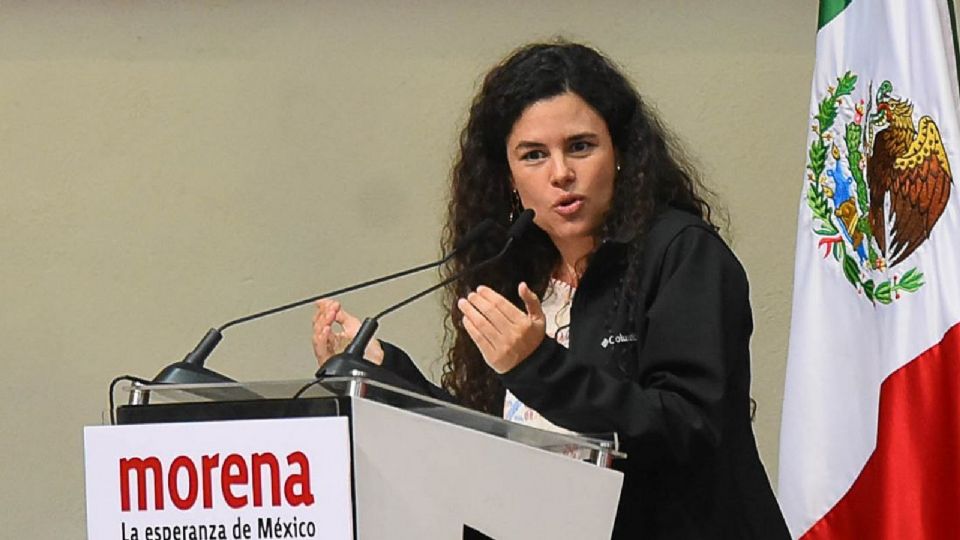 Luisa María Alcalde Luján, líder nacional de Morena.