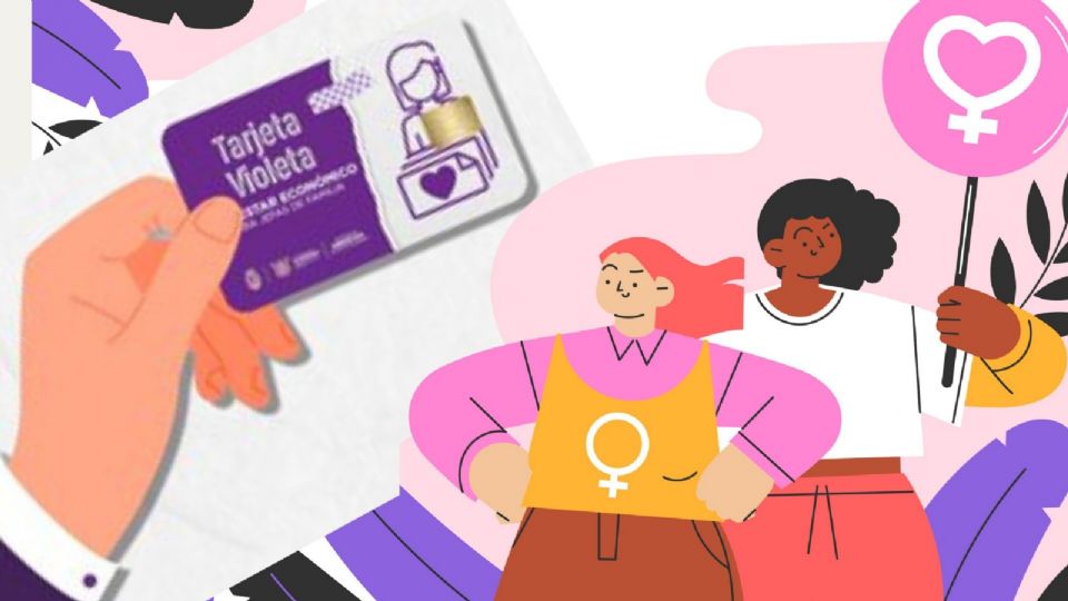 La Tarjeta Violeta es un programa social que busca empoderar económicamente a las mujeres.