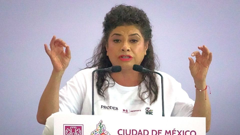 Clara Brugada, jefa de gobierno de la CDMX.