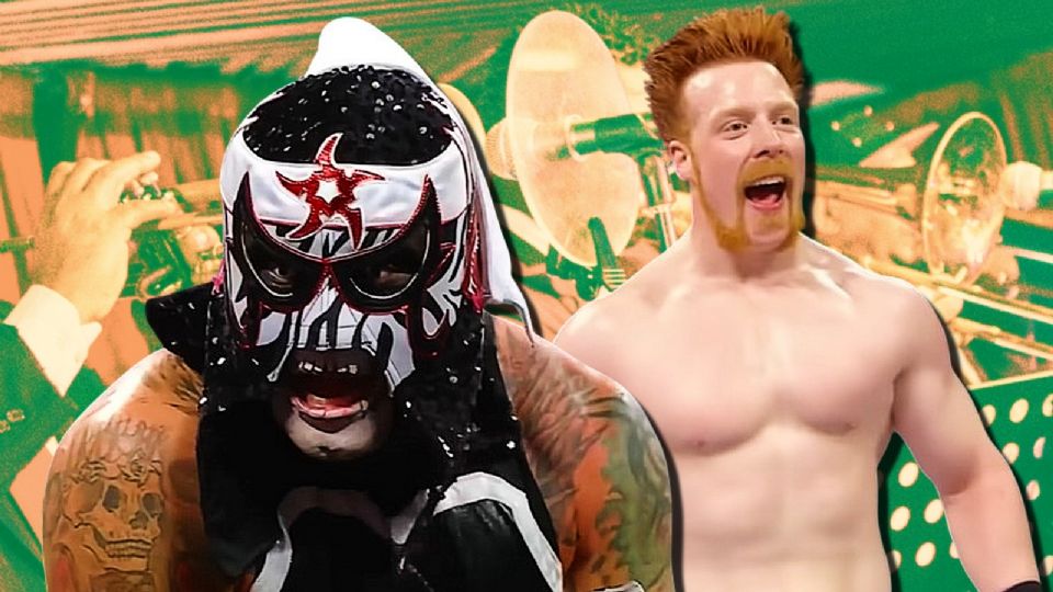 Penta Zero Miedo le enseña a bailar sala a Sheamus.