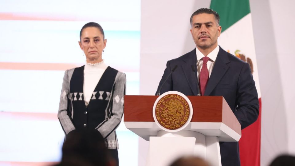 Claudia Sheinbaum y Omar García Harfuch.