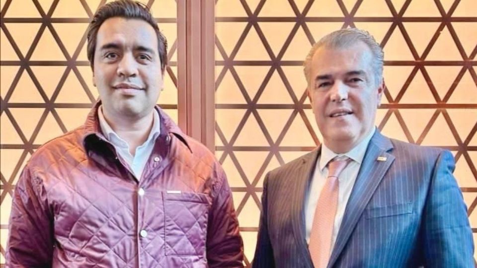 Jesús Nava y el Presidente del Consejo Coordinador Empresarial, Francisco Cervantes.