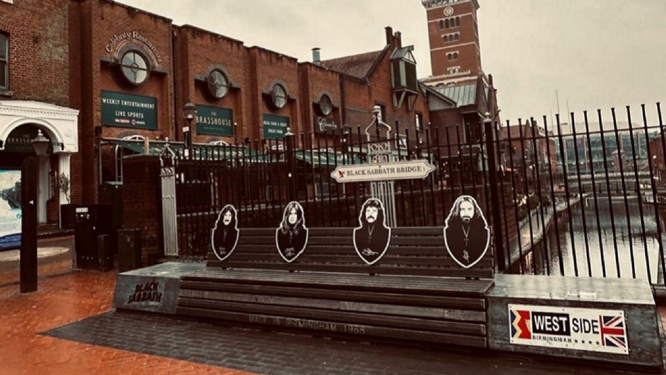 'Black Sabbath Bench & Bridge' en Birmingham, Reino Unido