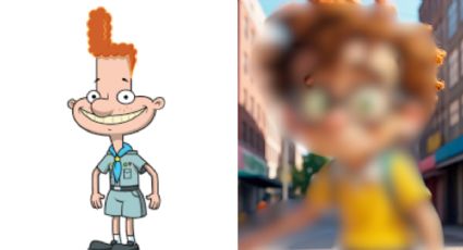 Así se vería Eugene de 'Hey Arnold' en la vida real, según la Inteligencia Artificial