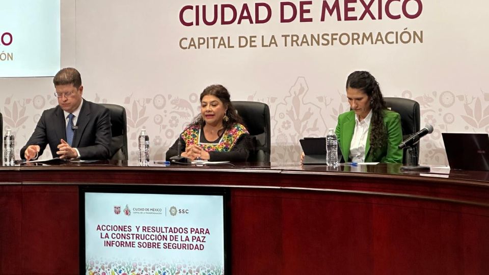 En conferencia de prensa, la jefa de Gobierno, Clara Brugada, dijo que la disminución porcentual de 2018 a enero de 2025, es de 68 por ciento.