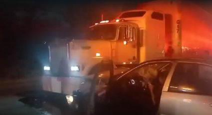 Choque en carretera a Monclova deja tres lesionados en Escobedo