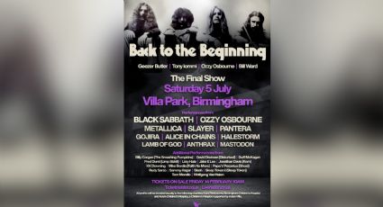 Anuncian Black Sabbath y Ozzy Osbourne último concierto 'Back to the Beginning'