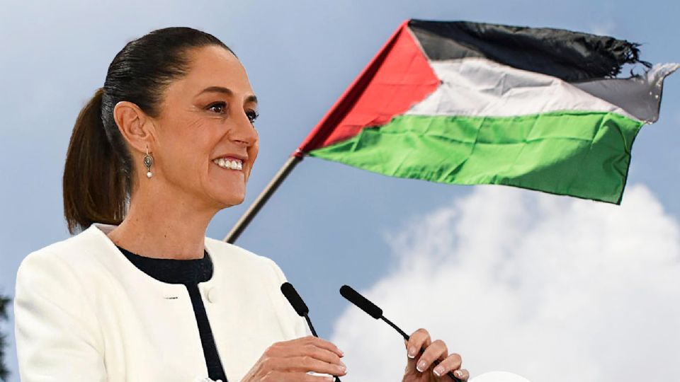 La presidenta Claudia Sheinbaum expresó su respaldo a Palestina.