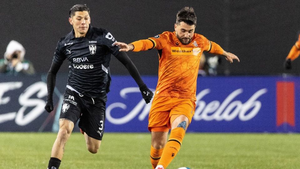 Forge FC y Rayados durante la primera ronda de la Concacaf Champions Cup 2025.