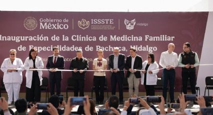 Inaugura Claudia Sheinbaum Clínica de Medicina Familiar de Especialidades del ISSSTE en Hidalgo