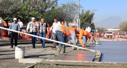 Guadalupe avanza en rehabilitación de la avenida Eloy Cavazos