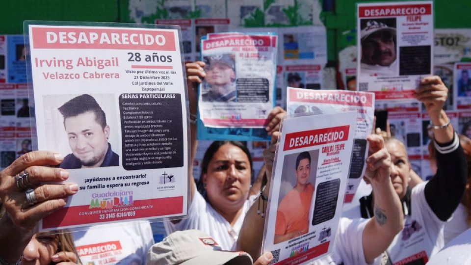 Colectivos de buscadores de personas desaparecidas.