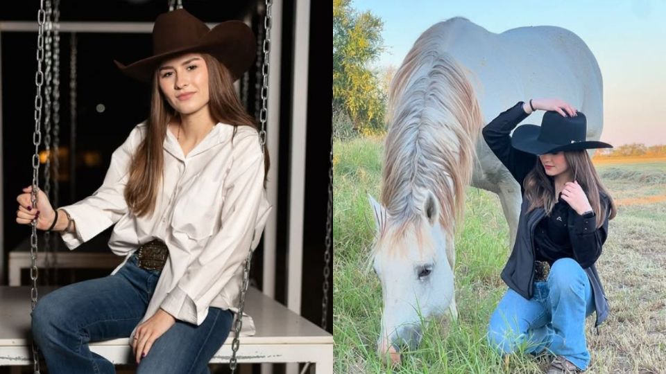 Valeria Mireles, campeona de rodeo y conocida influencer, cautivó a su audiencia con su amor por los caballos y su pasión por el deporte ecuestre.