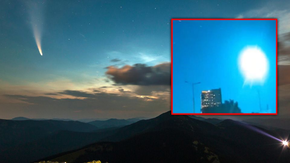 El brillo y el color verdoso del meteorito visto en Karachi podrían deberse a su composición.