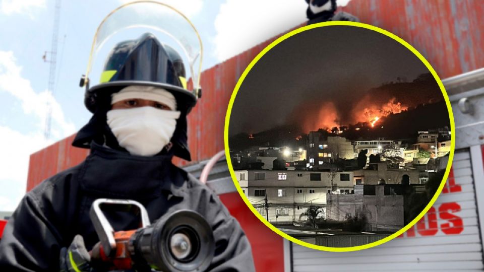 Policía de la Secretaría De Seguridad Ciudadana realizan un operativo en la zona para agilizar el paso de las unidades de emergencia.