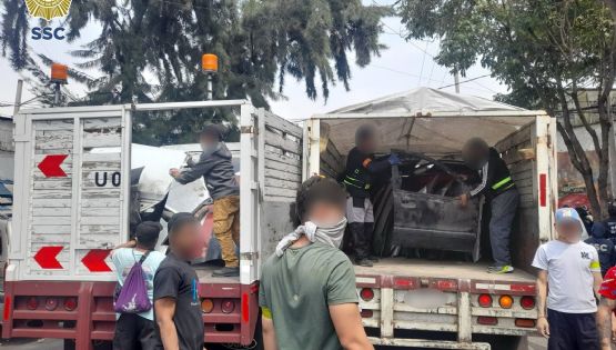 Decomisan 200 toneladas de autopartes en la colonia Buenos Aires