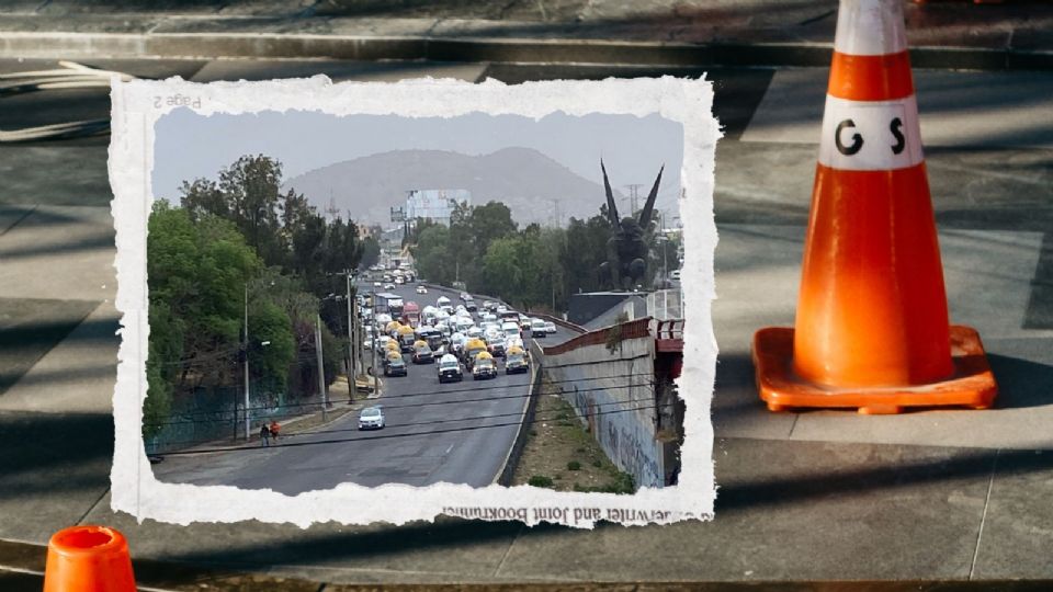 La autopista México - Pachuca sufre afectaciones.