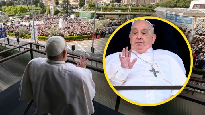 El papa Francisco reaparece en público y así fue el momento | VIDEO