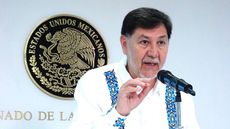 Gerardo Fernández Noroña, presidente de la Mesa del Senado.