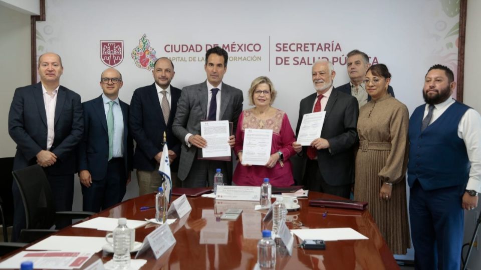 La Secretaría de Salud capitalina (SEDESA) firmó un convenio de colaboración con el Colegio de Notarios de la Ciudad de México A.C.