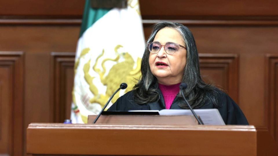 Norma Piña Hernández, ministra presidenta saliente de la SCJN.