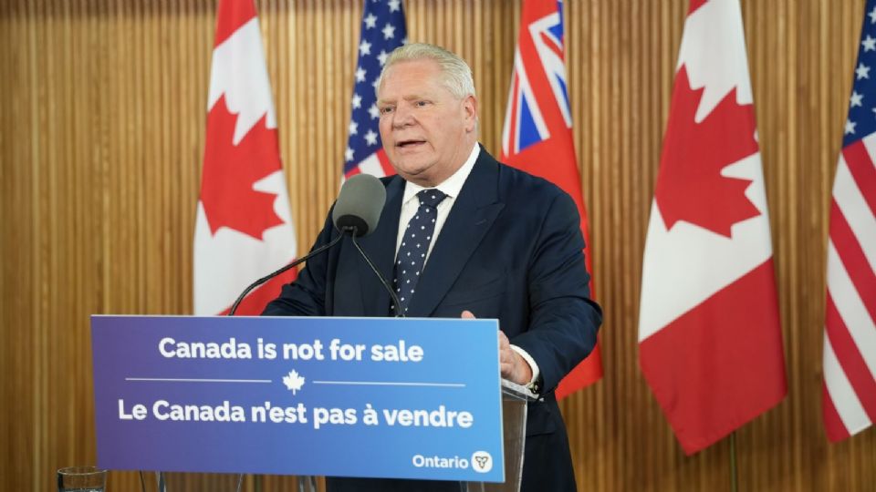 Doug Ford, gobernador de la provincia de Ontario, Canadá.