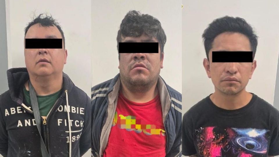 Los uniformados detuvieron a tres hombres de 33, 35 y 38 años.