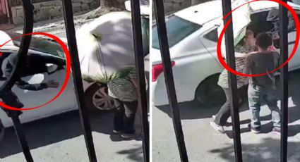 Asaltan y arrastran a mujer ladrones en Monterrey | VIDEO