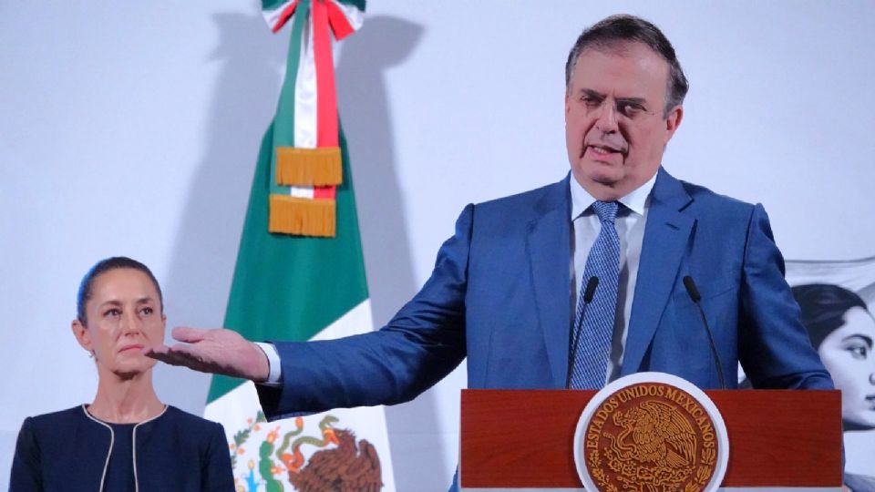 Marcelo Ebrard respaldó a la presidenta Claudia Sheinbaum.