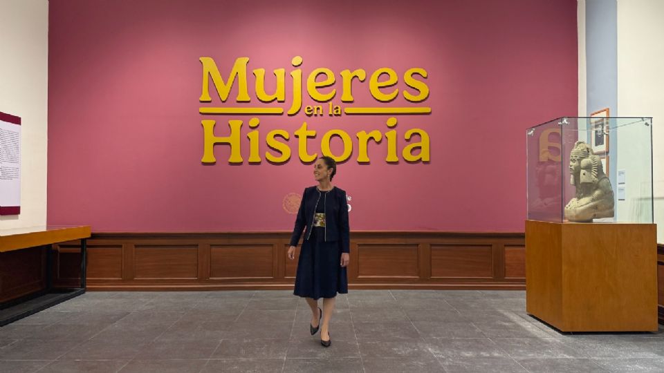 Sheinbaum Pardo inaugura la sala Mujeres en la Historia en Palacio Nacional