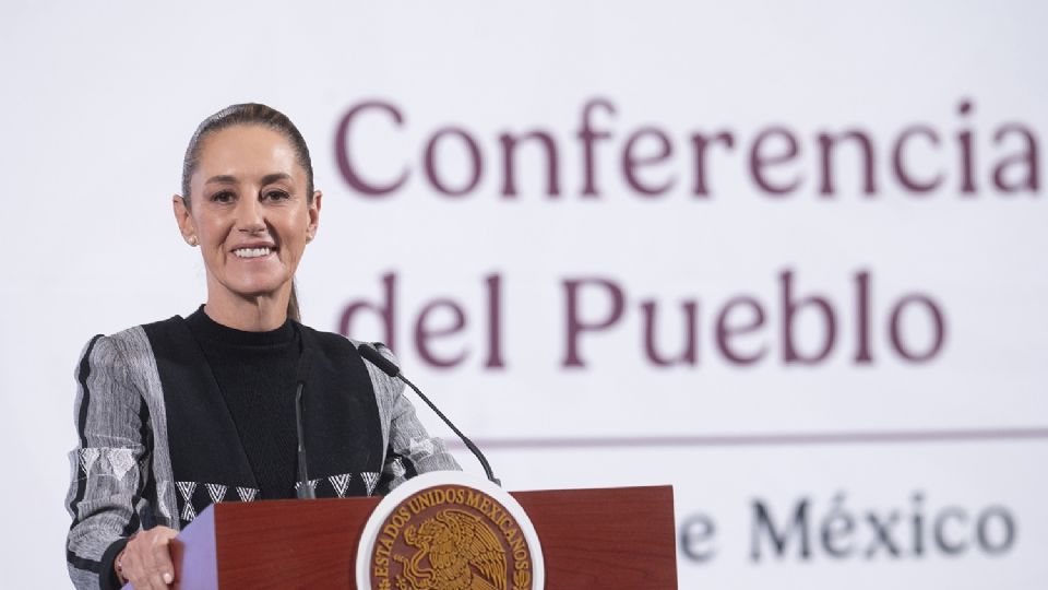 Claudia Sheinbaum presentó la conferencia mañanera.