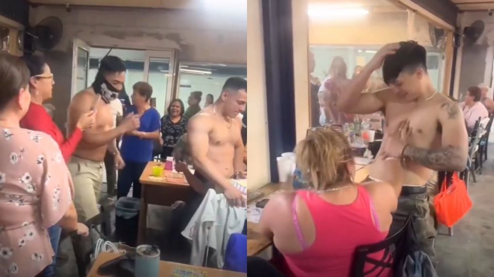 Jugadoras disfrutaron de un espectáculo de baile exótico mientras participaban en apuestas ilegales.