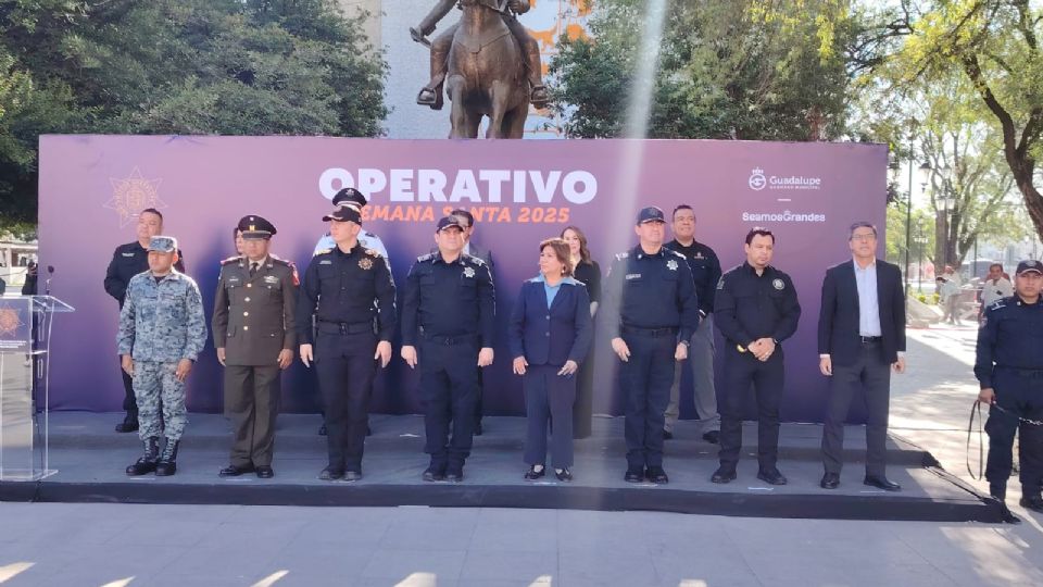 Con más de 250 elementos de seguridad, Guadalupe lanza el operativo 'Semana Santa Segura' para proteger a las familias y vacacionistas durante la temporada de Semana Santa.