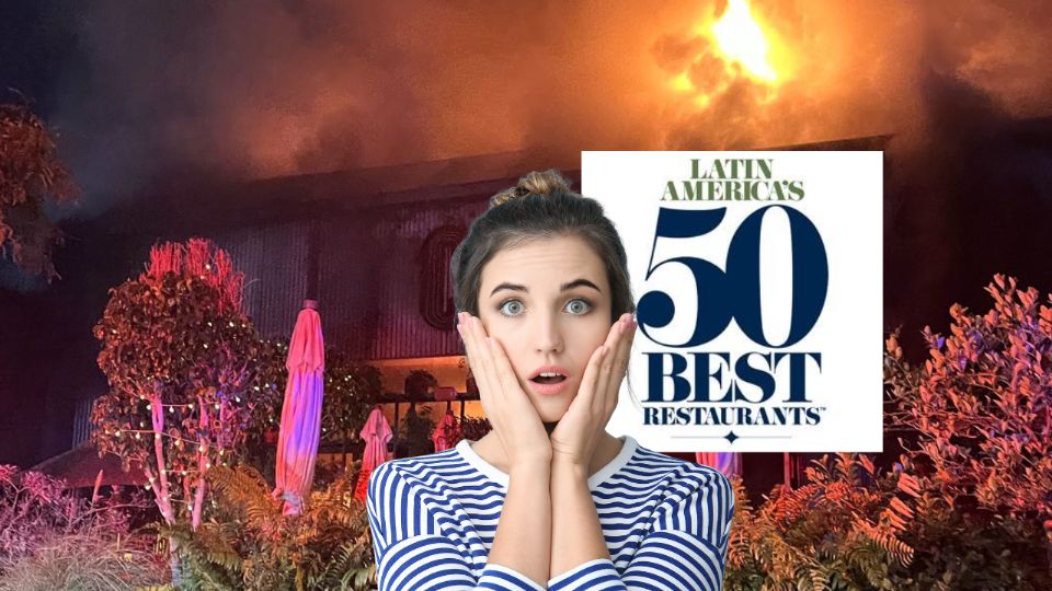 La fachada del restaurante Cara de Vaca quedó completamente calcinada tras el incendio registrado durante la madrugada en la colonia Del Valle, San Pedro.