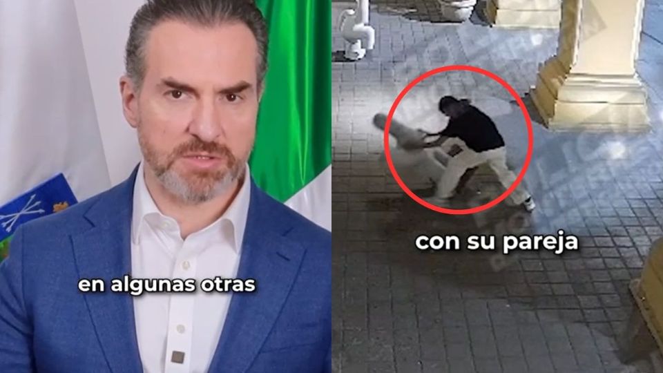 El alcalde Adrián de la Garza mostró imágenes del daño en el Museo Metropolitano y la rápida captura del responsable.
