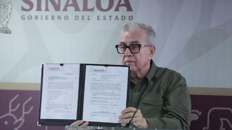 Rubén Rocha Moya, gobernador de Sinaloa.