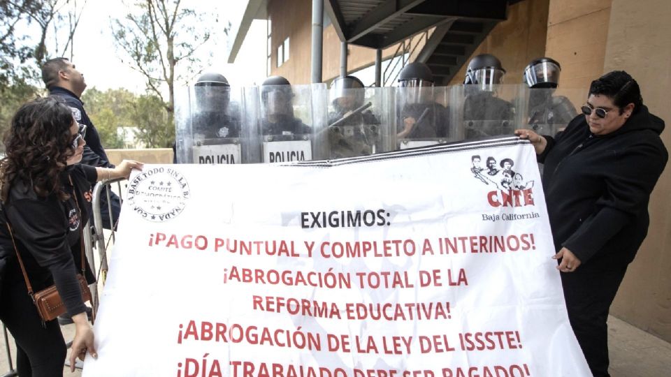 Sheinbaum Pardo agregó que no reprimirá las manifestaciones ni el plantón anunciando por la CNTE.